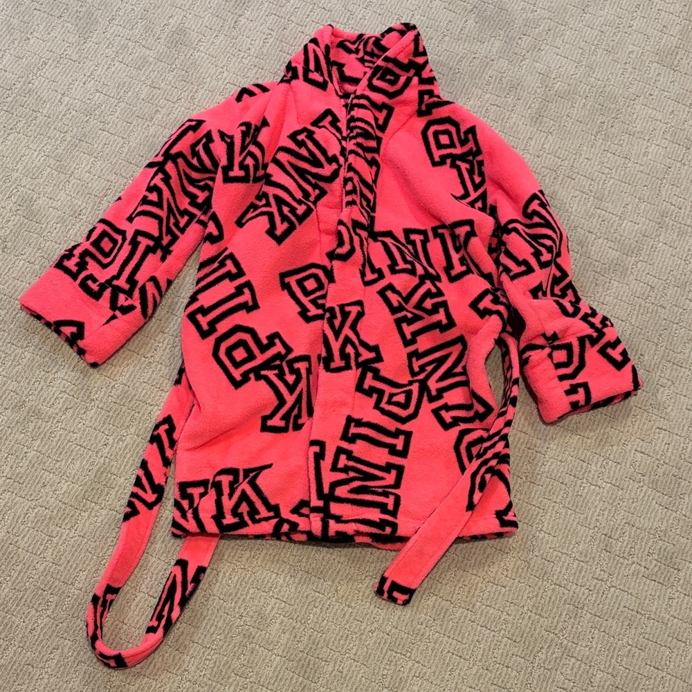 Pink Victoria secret bath robe